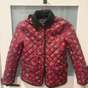 Polo by Ralph Lauren Kids Quilted Floral jacket - Red